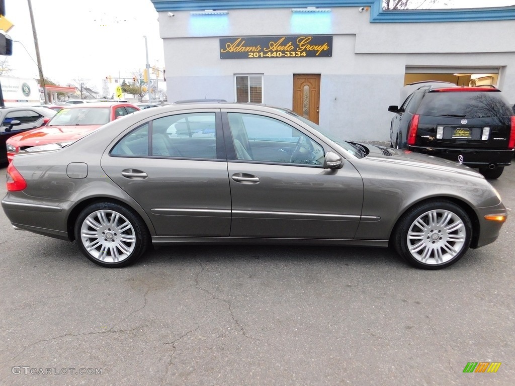 2008 E 350 4Matic Sedan - Indium Grey Metallic / Cashmere photo #4