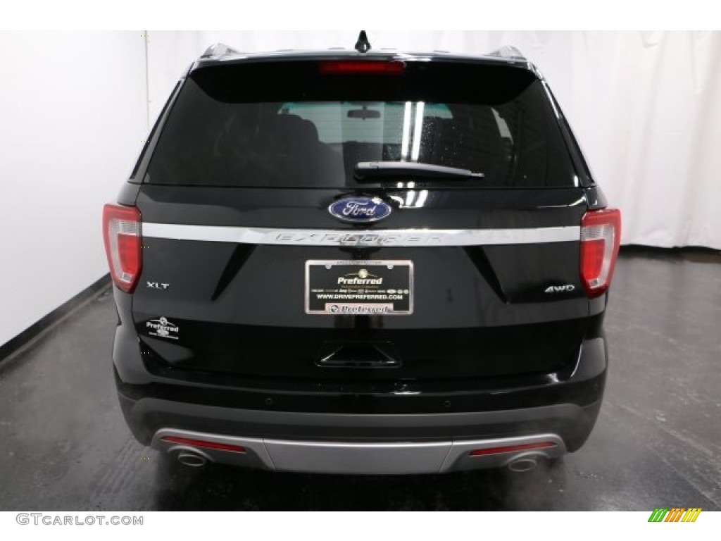2017 Explorer XLT 4WD - Shadow Black / Ebony Black photo #9