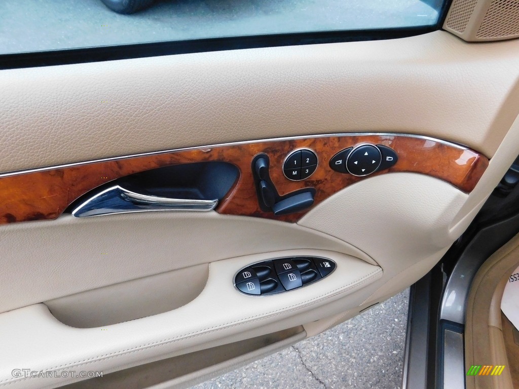 2008 E 350 4Matic Sedan - Indium Grey Metallic / Cashmere photo #9