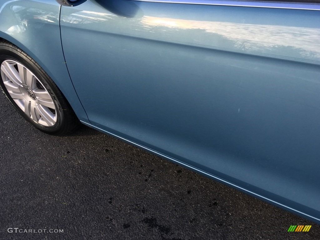 2007 Eos 2.0T - Eismeer Blue Metallic / Moonrock Grey photo #23