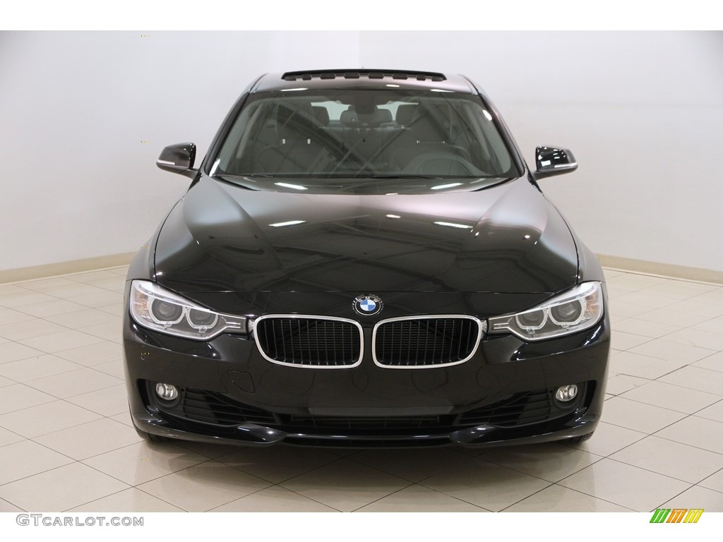 2014 3 Series 328i xDrive Sedan - Jet Black / Black photo #2