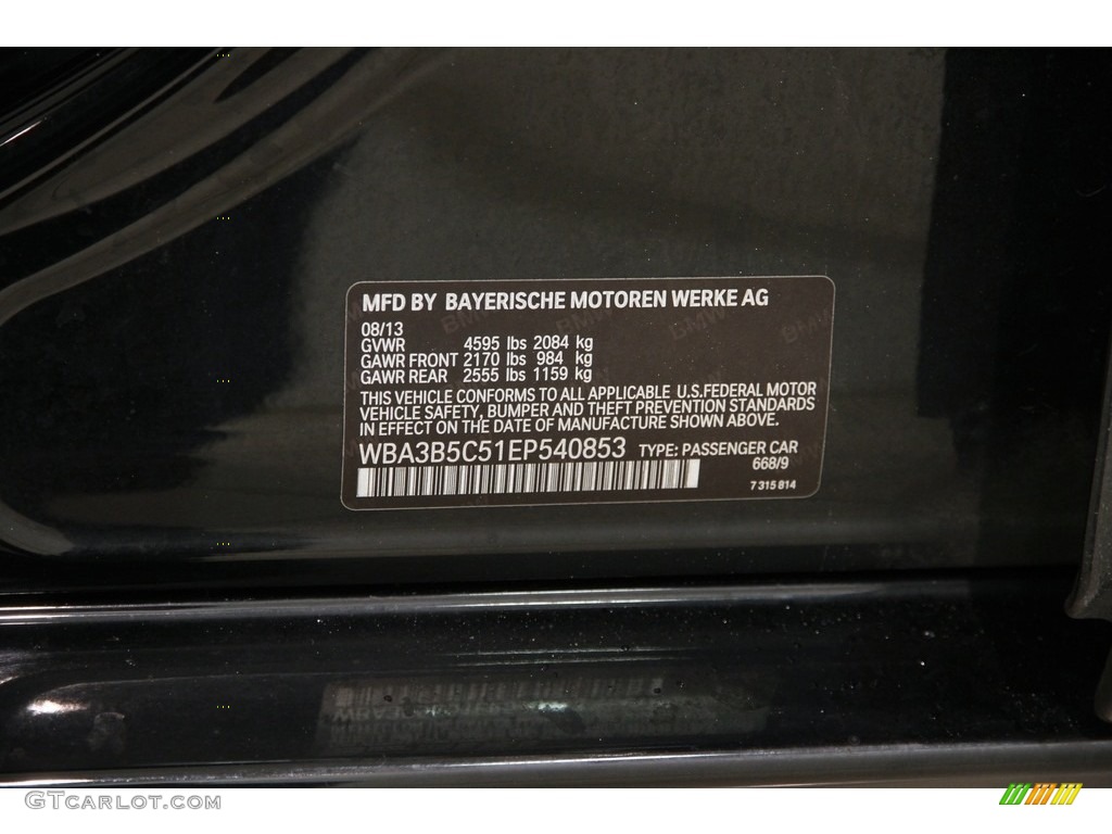 2014 3 Series 328i xDrive Sedan - Jet Black / Black photo #24