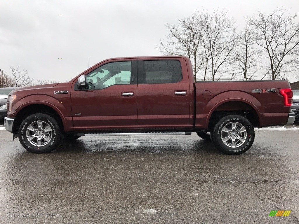 2017 F150 Lariat SuperCrew 4X4 - Bronze Fire / Black photo #1