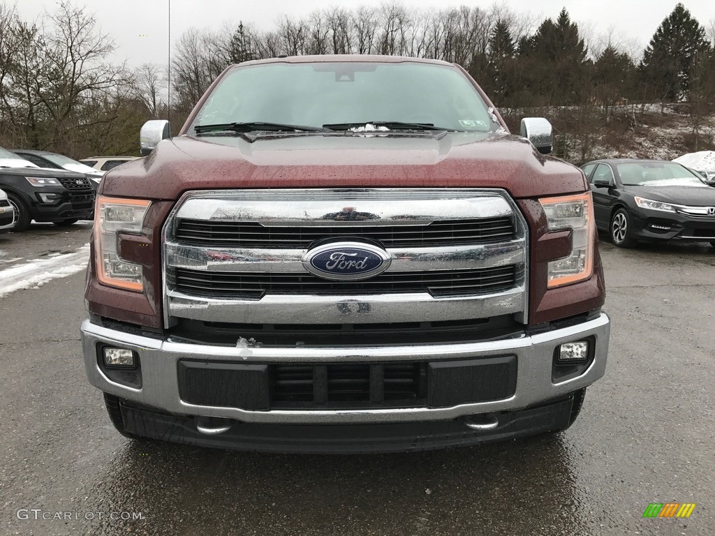 2017 F150 Lariat SuperCrew 4X4 - Bronze Fire / Black photo #2