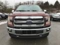 2017 Bronze Fire Ford F150 Lariat SuperCrew 4X4  photo #2