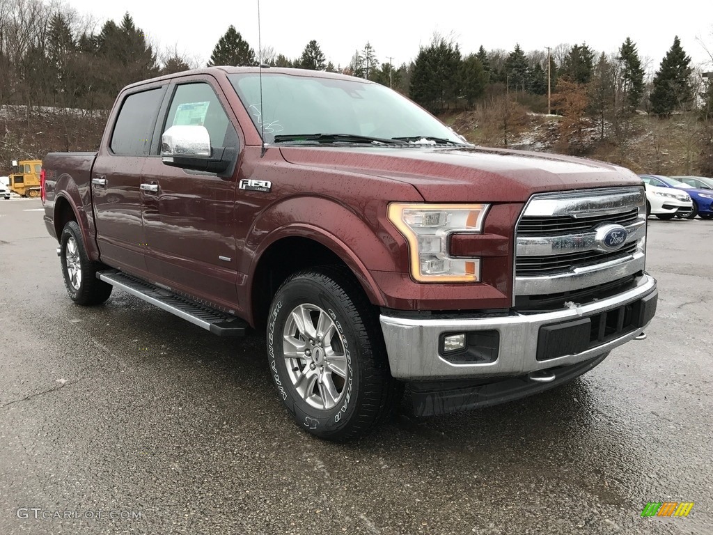 2017 F150 Lariat SuperCrew 4X4 - Bronze Fire / Black photo #4