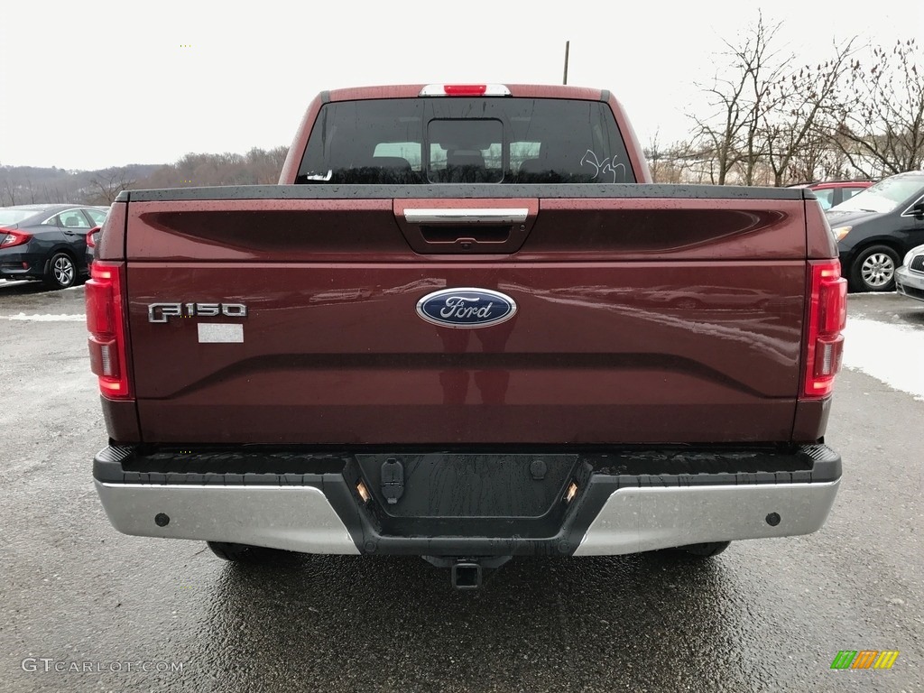 2017 F150 Lariat SuperCrew 4X4 - Bronze Fire / Black photo #7