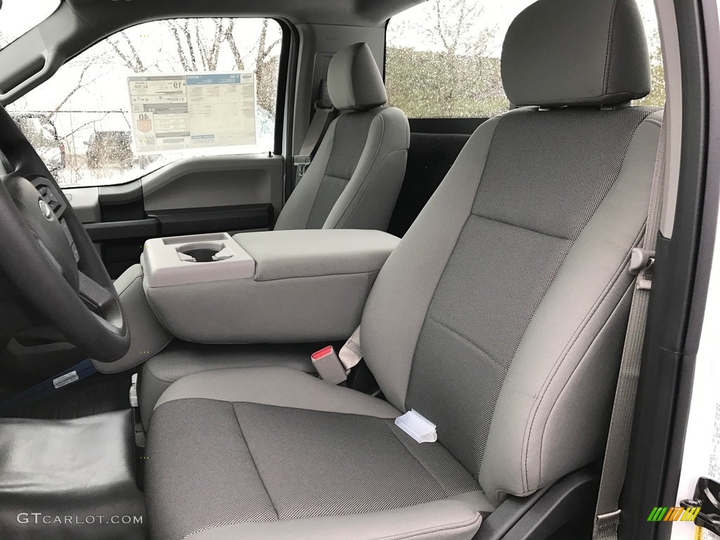 Earth Gray Interior 2017 Ford F150 XL Regular Cab 4x4 Photo #118411426