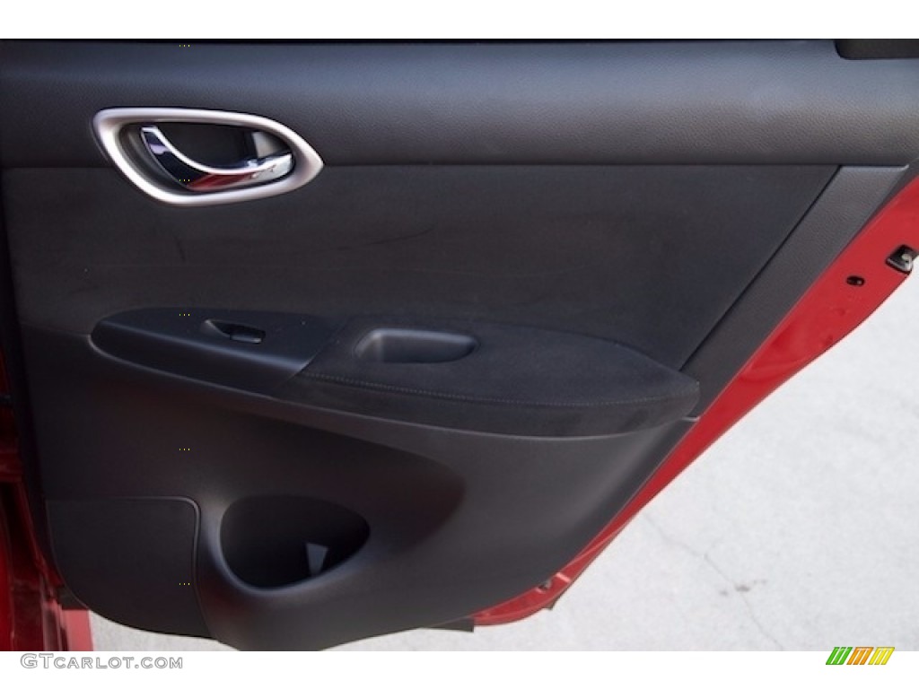 2013 Sentra SR - Red Brick / Charcoal photo #21