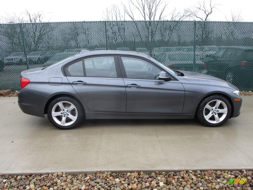 2014 3 Series 320i xDrive Sedan - Mineral Grey Metallic / Black photo #2