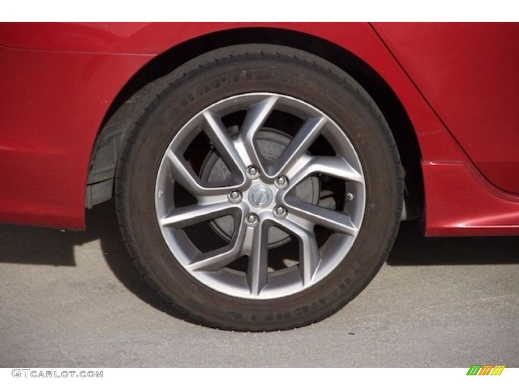 2013 Sentra SR - Red Brick / Charcoal photo #27