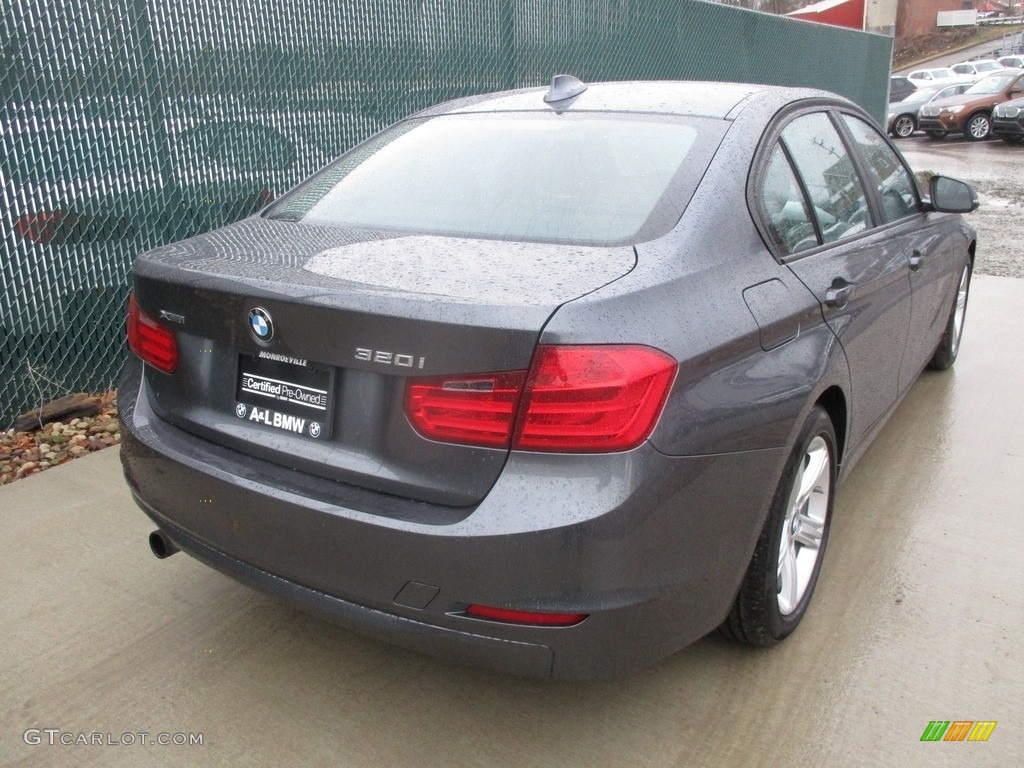 2014 3 Series 320i xDrive Sedan - Mineral Grey Metallic / Black photo #4