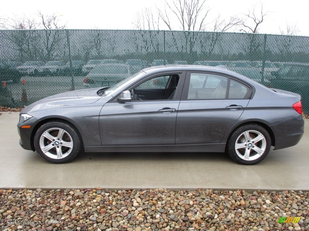 2014 3 Series 320i xDrive Sedan - Mineral Grey Metallic / Black photo #8