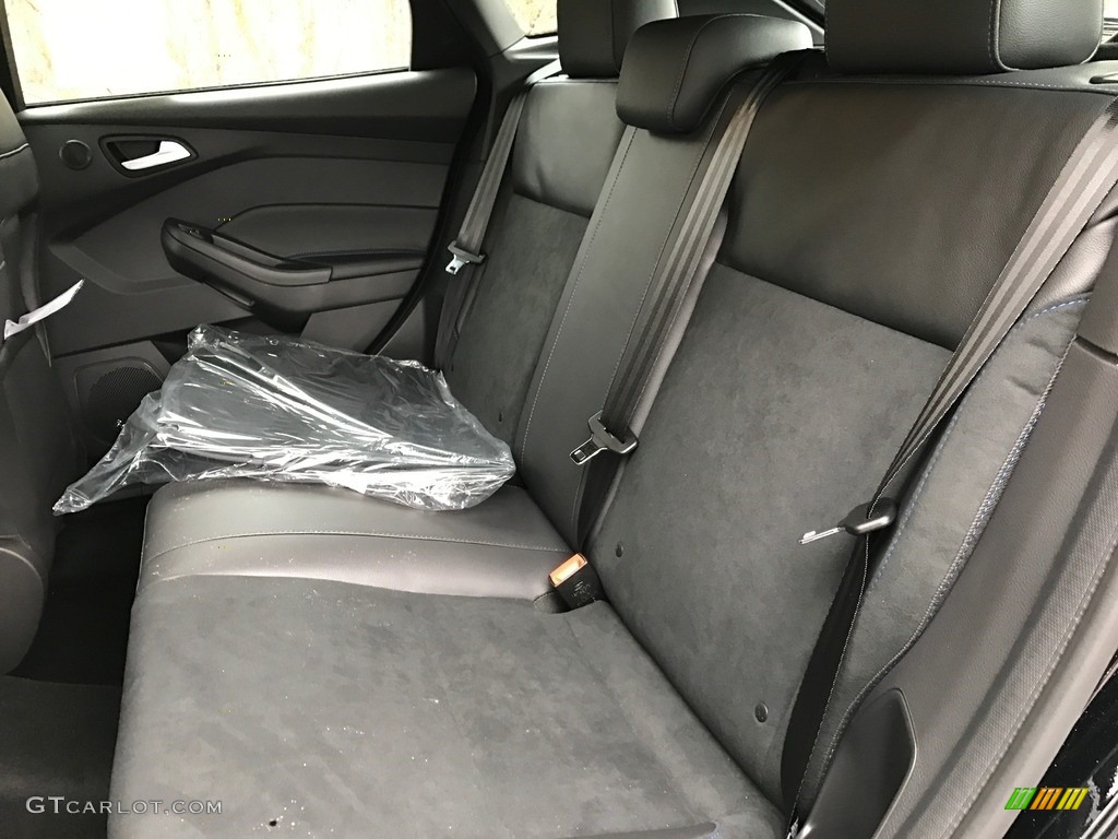Charcoal Black Recaro Leather Interior 2017 Ford Focus RS Hatch Photo #118412134