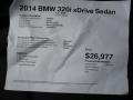 2014 Mineral Grey Metallic BMW 3 Series 320i xDrive Sedan  photo #12