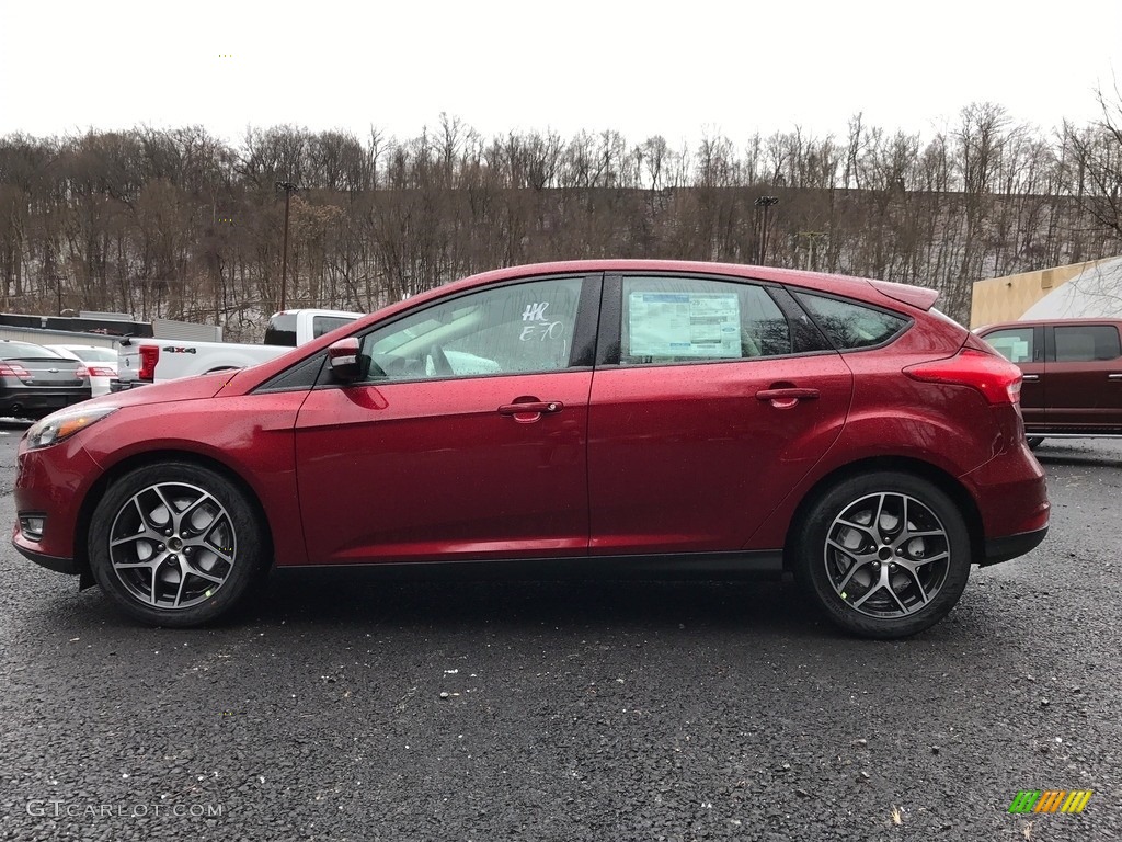2017 Focus SEL Hatch - Ruby Red / Charcoal Black photo #1