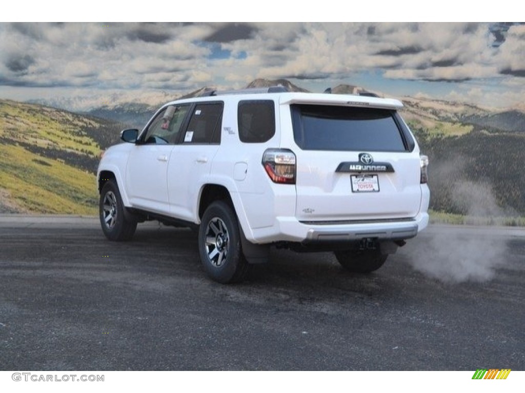 2017 4Runner TRD Off-Road Premium 4x4 - Super White / Black photo #3