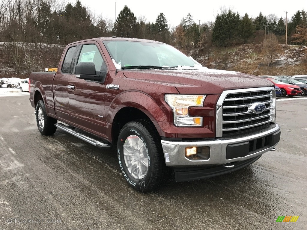 2017 F150 XLT SuperCab 4x4 - Bronze Fire / Earth Gray photo #3