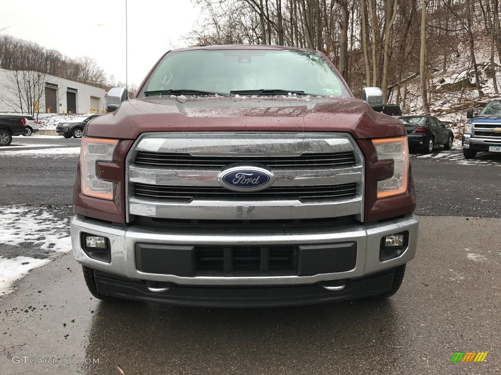 2017 F150 Lariat SuperCrew 4X4 - Bronze Fire / Light Camel photo #2