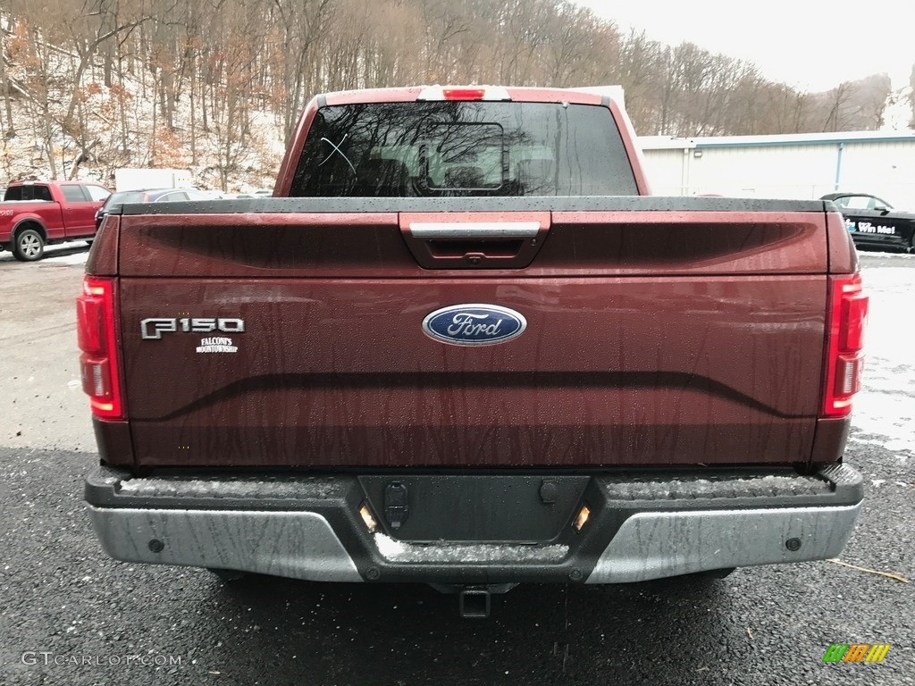 2017 F150 Lariat SuperCrew 4X4 - Bronze Fire / Light Camel photo #7