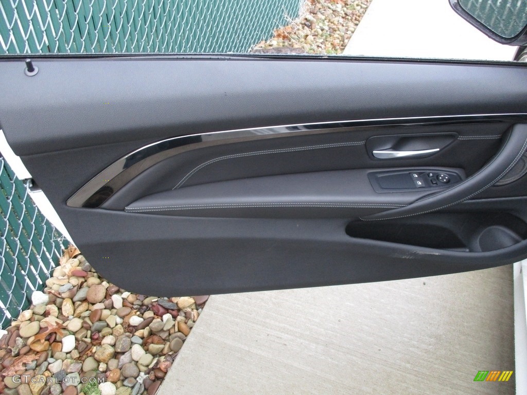 2017 BMW M4 Coupe Black Door Panel Photo #118413754