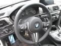 2017 BMW M4 Black Interior Steering Wheel Photo