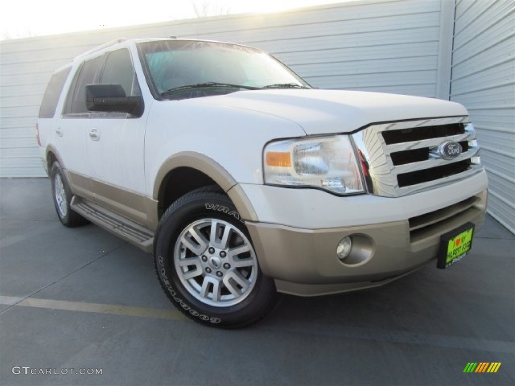 2012 Expedition XLT - Oxford White / Camel photo #1