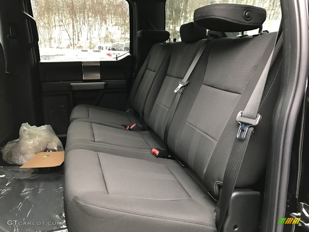 Black Interior 2017 Ford F150 XLT SuperCrew 4x4 Photo #118413964