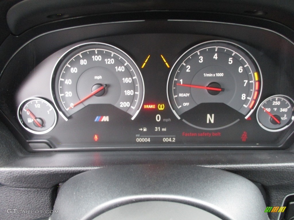 2017 BMW M4 Coupe Gauges Photo #118414003