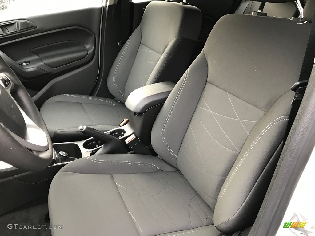 Charcoal Black Interior 2017 Ford Fiesta SE Hatchback Photo #118414540