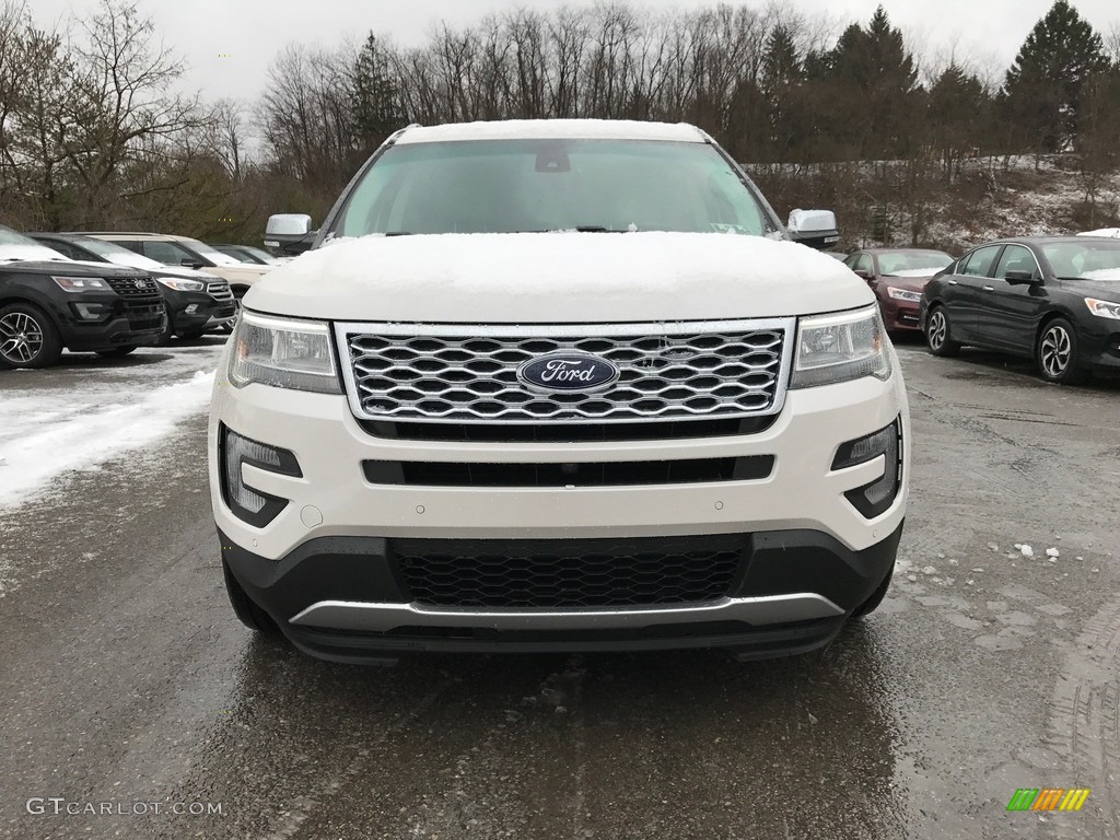 2017 Explorer Platinum 4WD - White Platinum / Medium Soft Ceramic photo #2