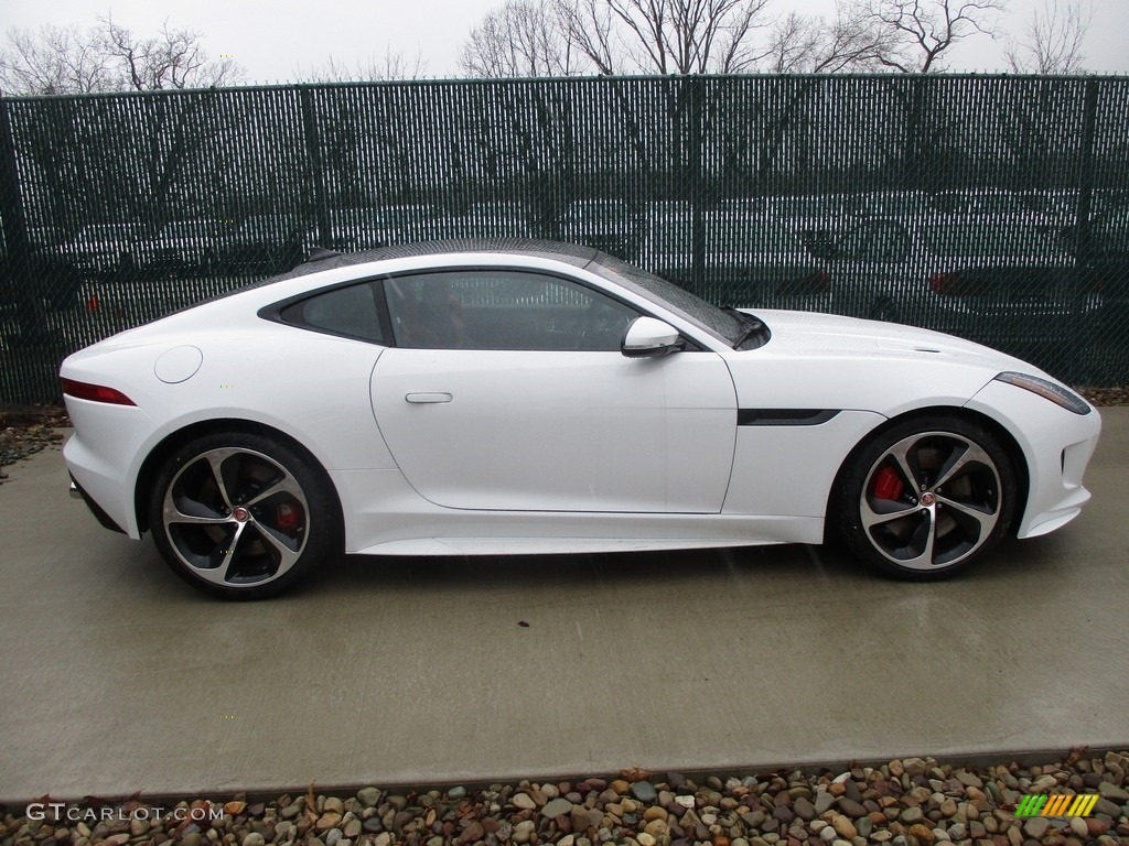 Polaris White 2017 Jaguar F-TYPE Coupe Exterior Photo #118415129