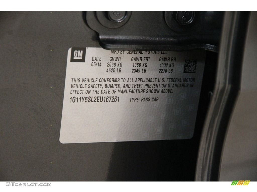 2014 Impala LS - Ashen Gray Metallic / Jet Black/Dark Titanium photo #18