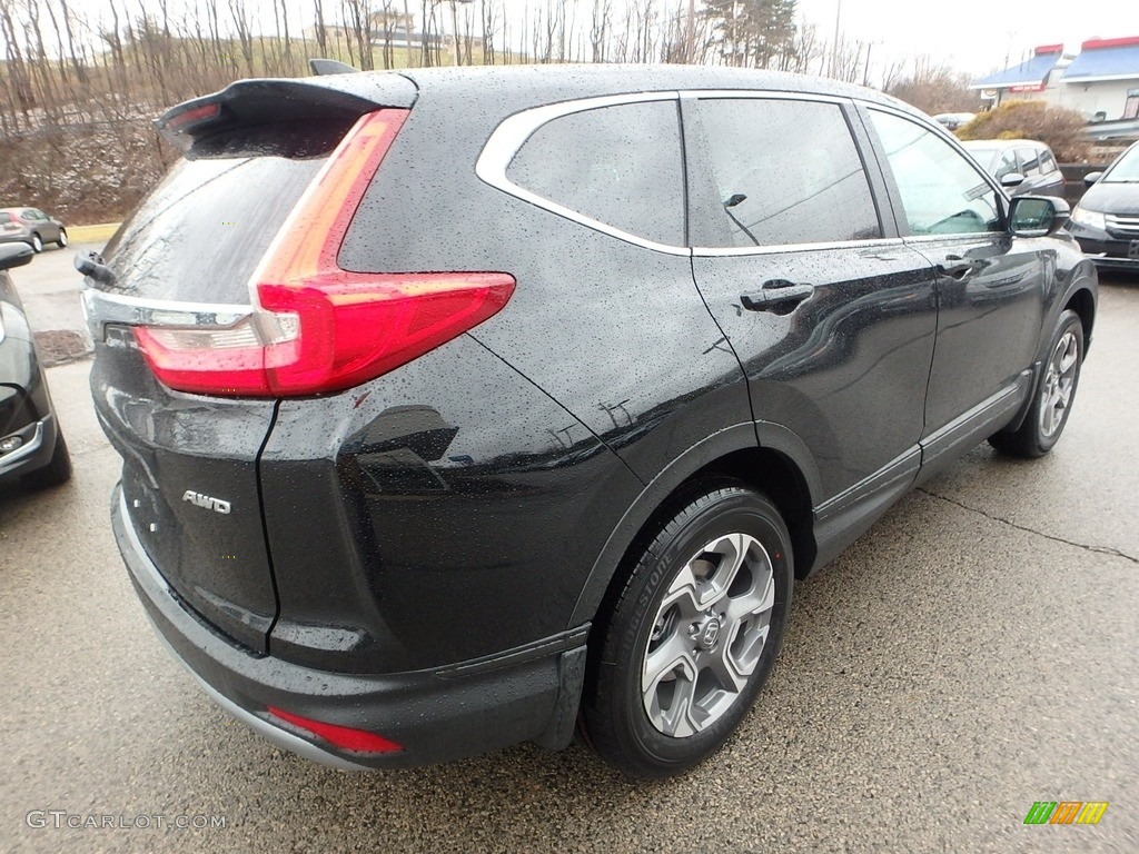 2017 CR-V EX-L AWD - Crystal Black Pearl / Black photo #4