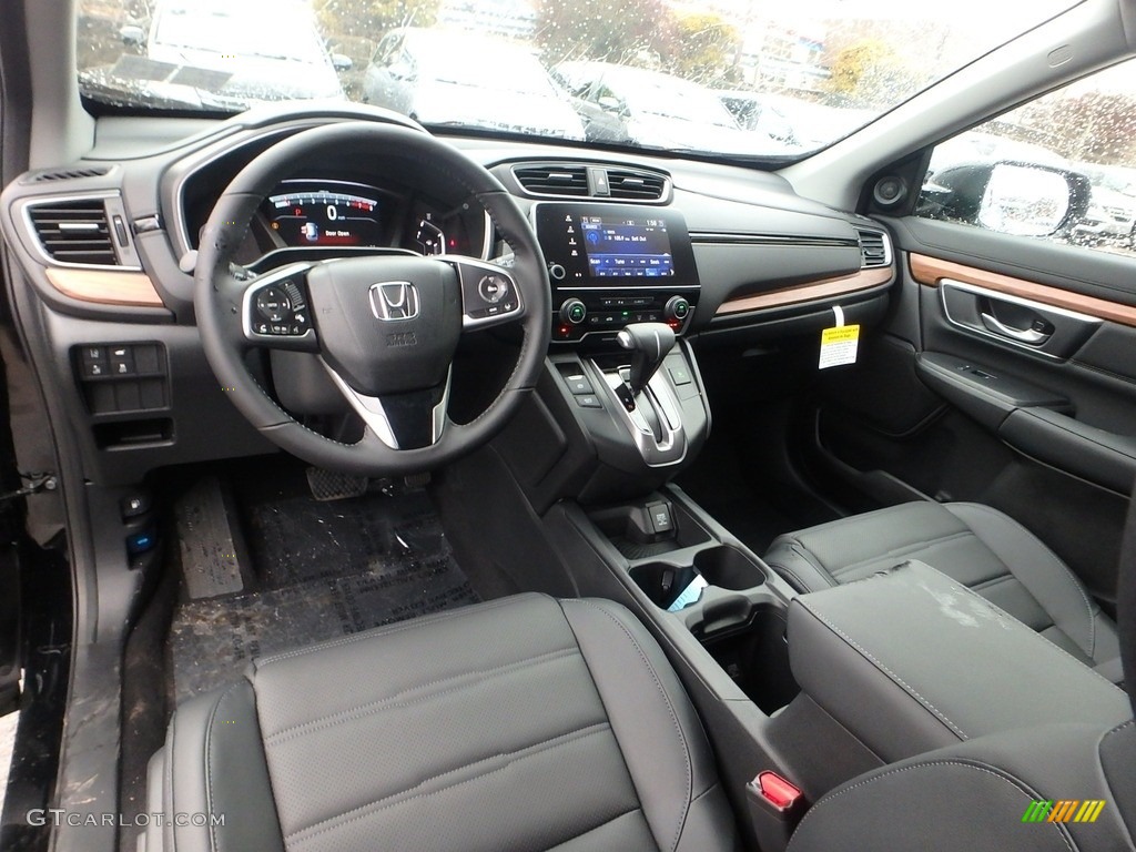 Black Interior 2017 Honda CR-V EX-L AWD Photo #118417753