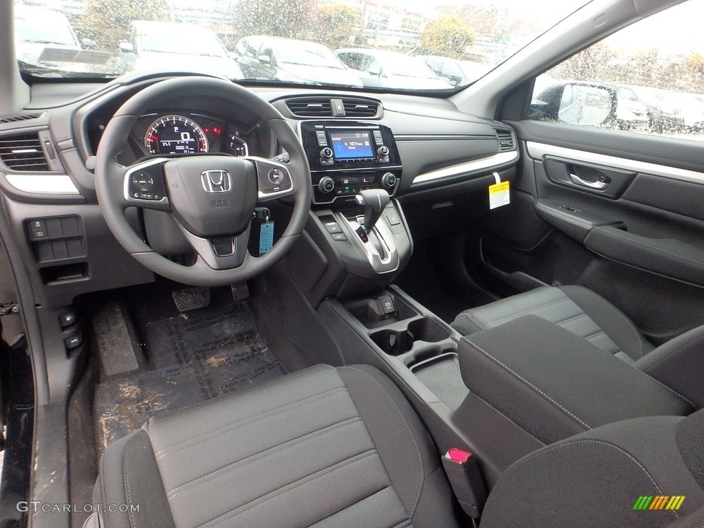 Black Interior 2017 Honda CR-V LX AWD Photo #118418548