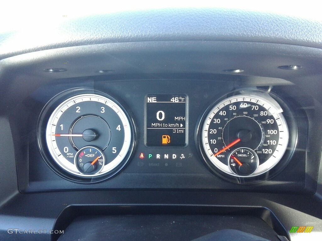 2017 Ram 2500 SLT Mega Cab 4x4 Gauges Photos