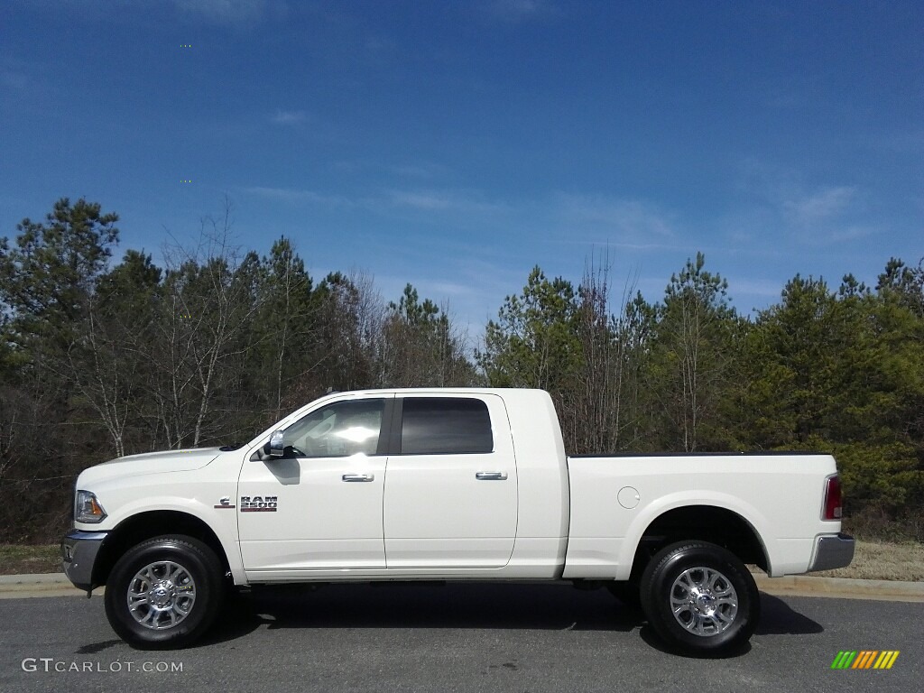 Pearl White 2017 Ram 2500 Laramie Mega Cab 4x4 Exterior Photo #118420075