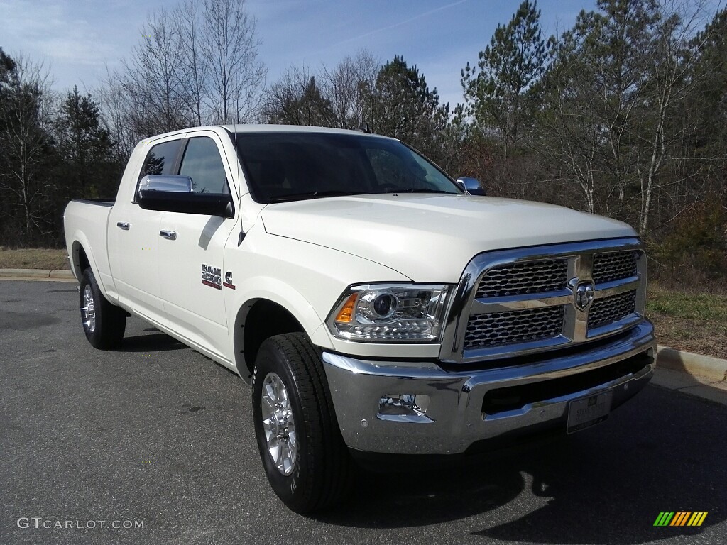 Pearl White 2017 Ram 2500 Laramie Mega Cab 4x4 Exterior Photo #118420174