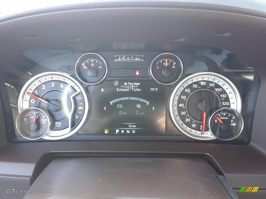 2017 Ram 2500 Laramie Mega Cab 4x4 Gauges Photo #118420499