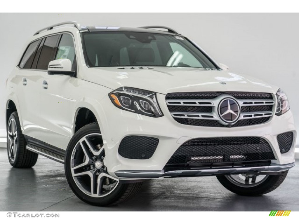 designo Diamond White Metallic 2017 Mercedes-Benz GLS 550 4Matic Exterior Photo #118422067
