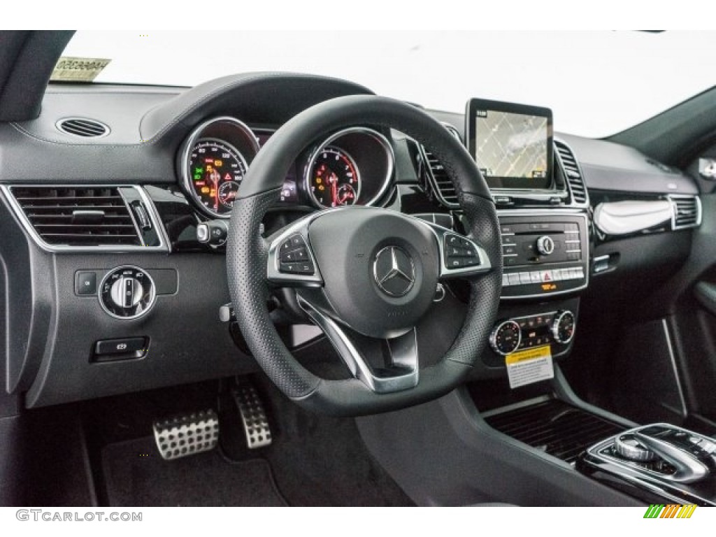 2017 Mercedes-Benz GLE 43 AMG 4Matic Coupe Black Pearl/Black Dashboard Photo #118422166