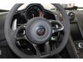 2016 McLaren 675LT Carbon Black/McLaren Orange Interior Steering Wheel Photo
