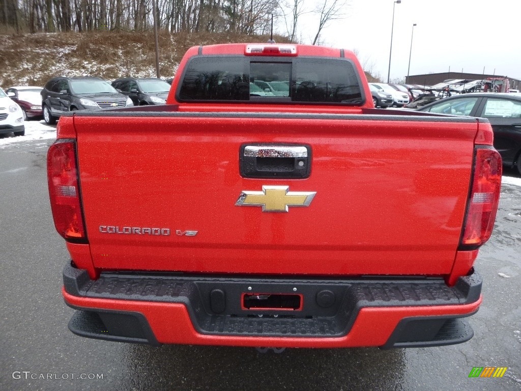 2017 Colorado Z71 Crew Cab 4x4 - Red Hot / Jet Black photo #6