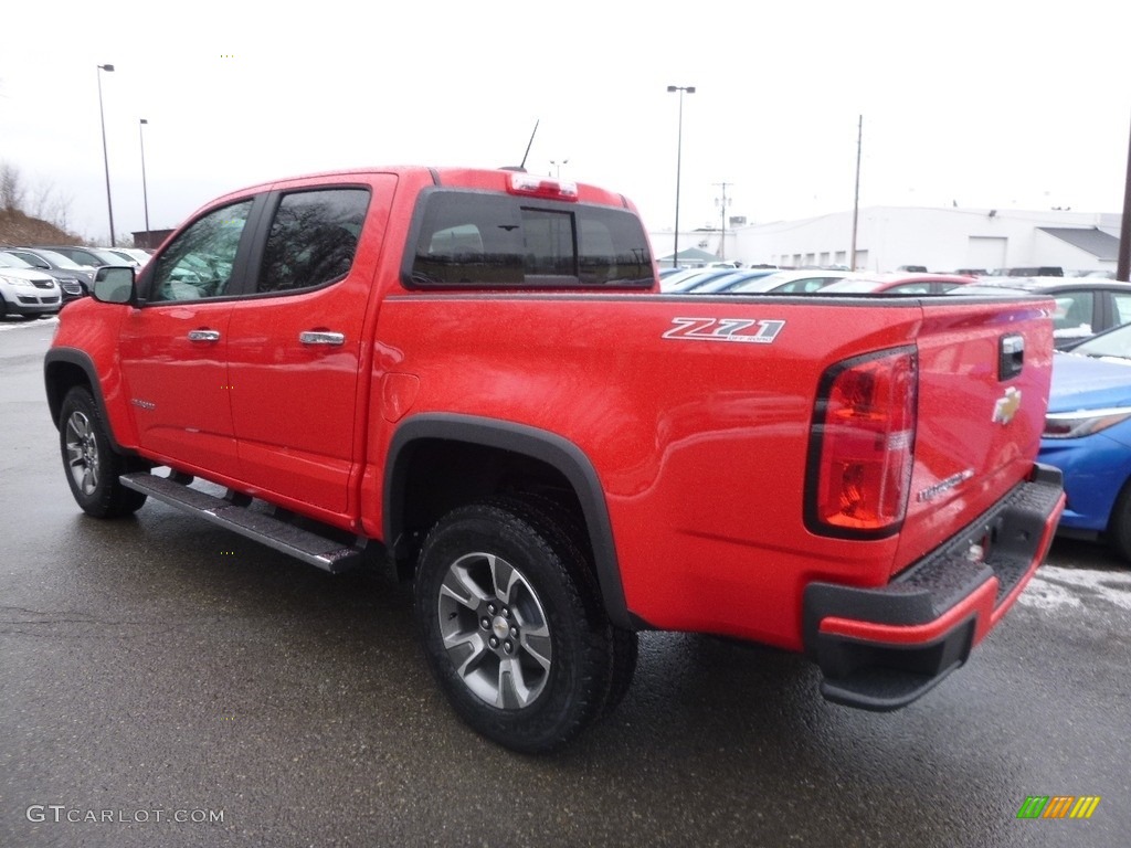 2017 Colorado Z71 Crew Cab 4x4 - Red Hot / Jet Black photo #7