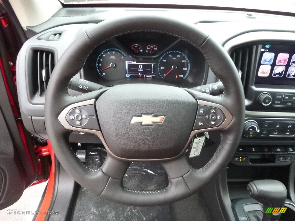 2017 Colorado Z71 Crew Cab 4x4 - Red Hot / Jet Black photo #16