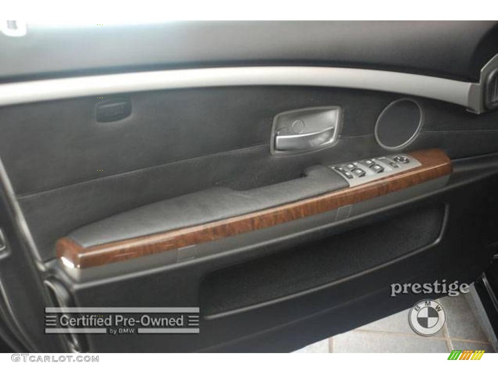 2006 7 Series 750Li Sedan - Jet Black / Black/Black photo #9