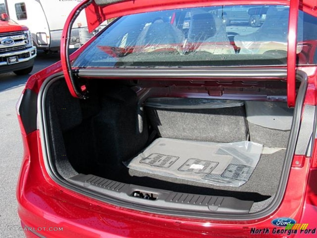 2017 Fiesta SE Sedan - Ruby Red / Medium Light Stone photo #15