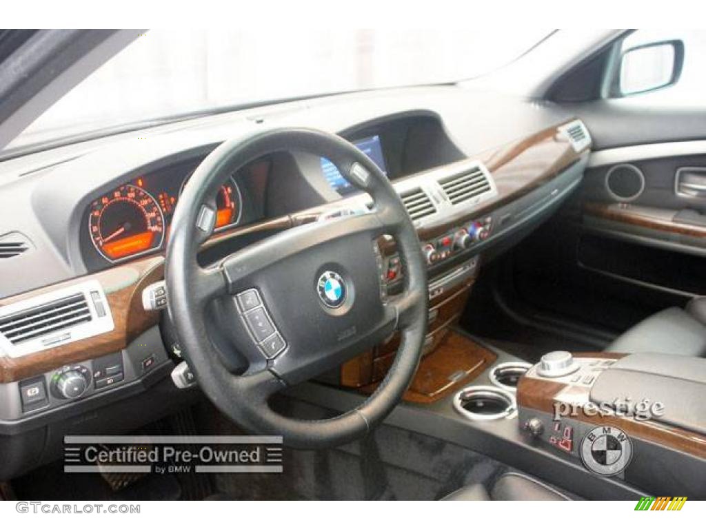 2006 7 Series 750Li Sedan - Jet Black / Black/Black photo #14