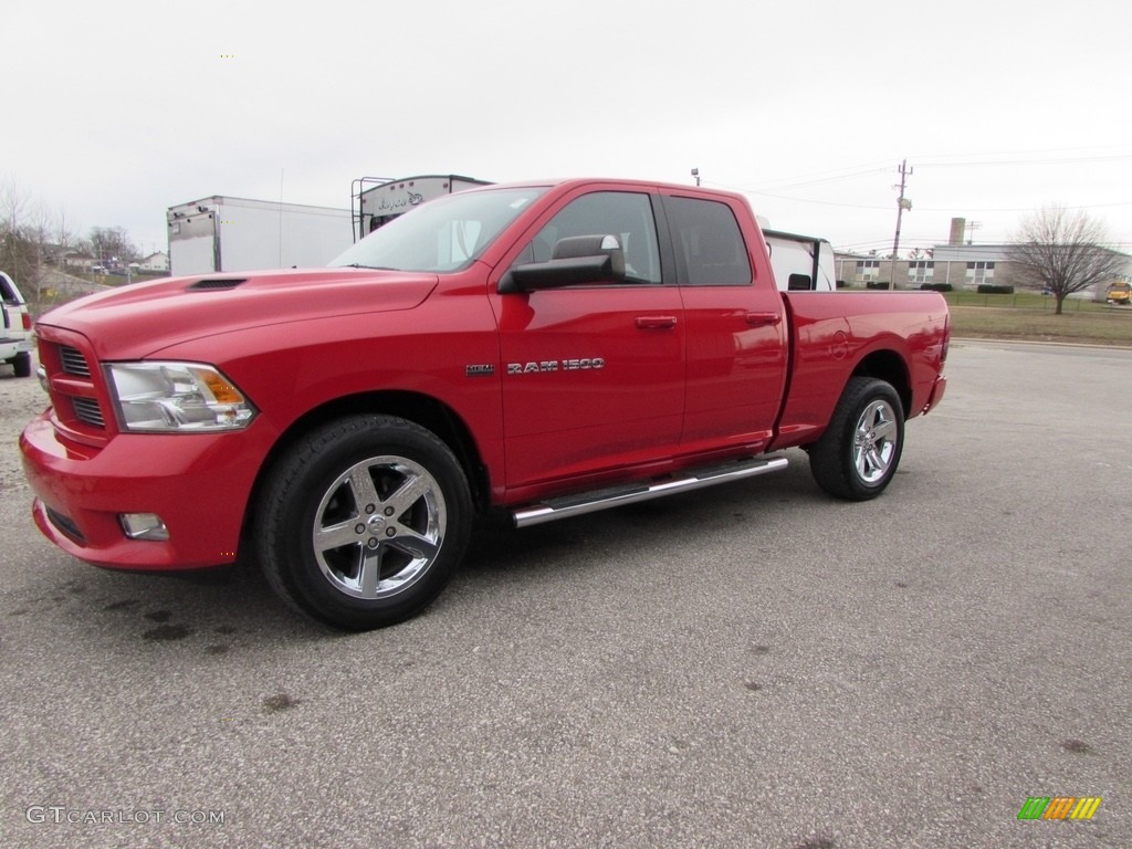 Flame Red Dodge Ram 1500